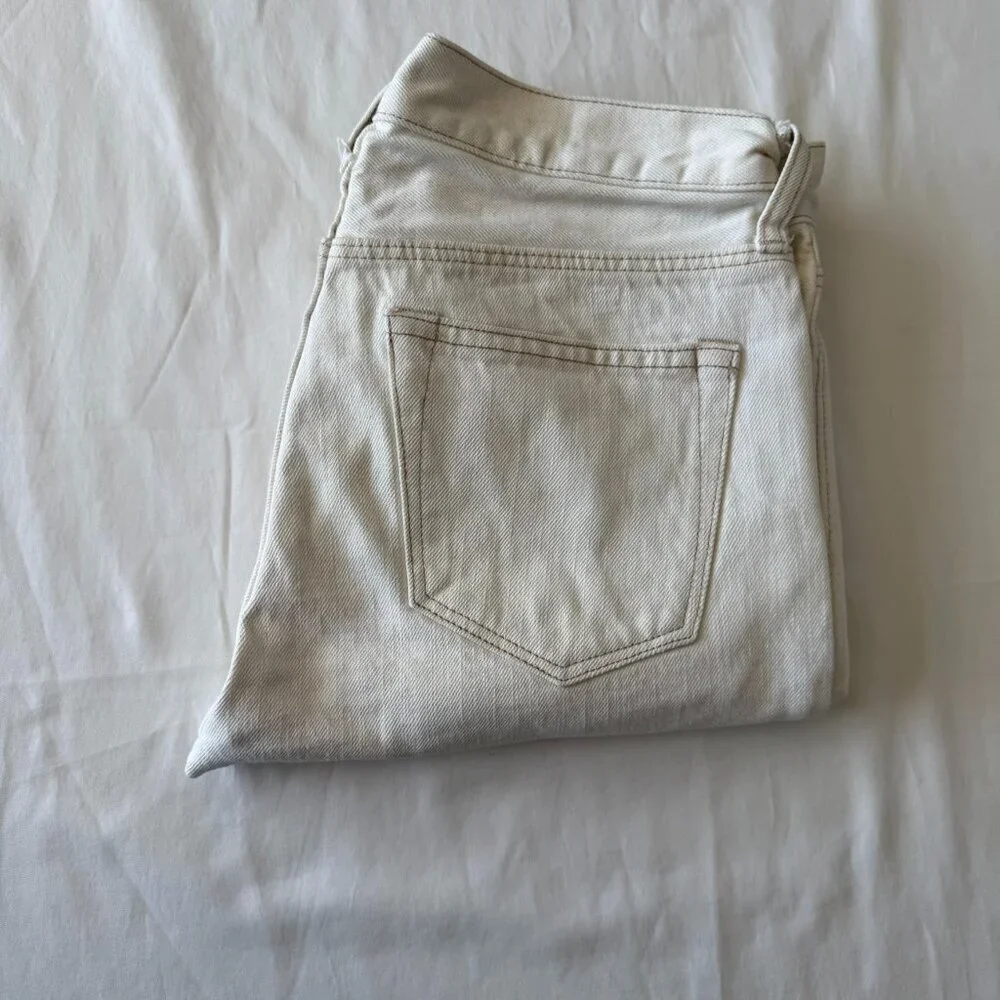 J.Crew 484 Slim White Denim